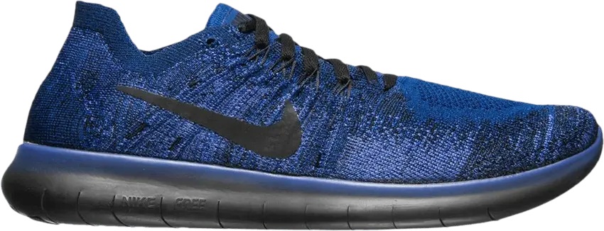  Nike Free RN Flyknit 2017 GS &#039;Deep Royal Blue&#039;