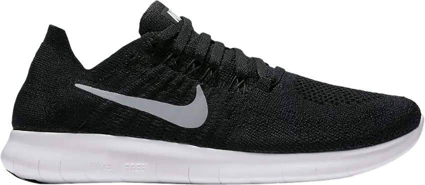  Nike Free RN Flyknit 2017 GS &#039;Black&#039;