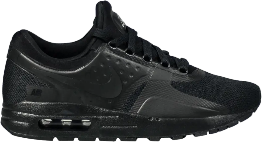  Nike Air Max Zero Essential GS &#039;Triple Black&#039;