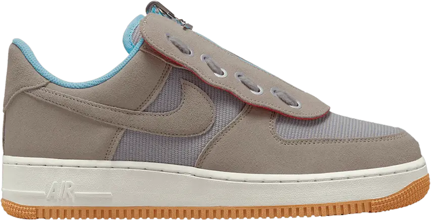  Nike Air Force 1 Low Shroud Putty Blue Gum