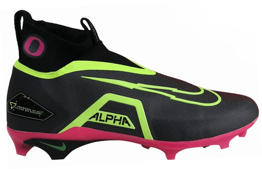  Nike Alpha Menace Elite 3 Wide SMU &#039;Oregon - Breast Cancer Awareness&#039;