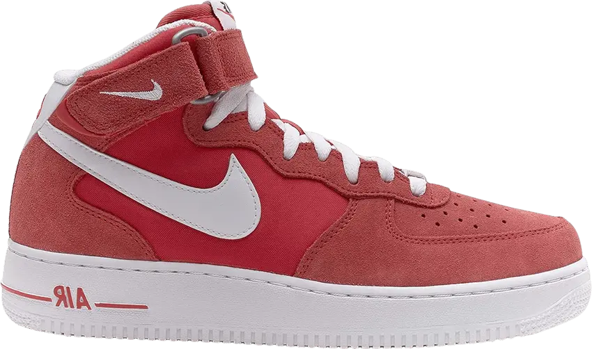  Nike Air Force 1 Mid &#039;07 &#039;Fusion Red&#039;