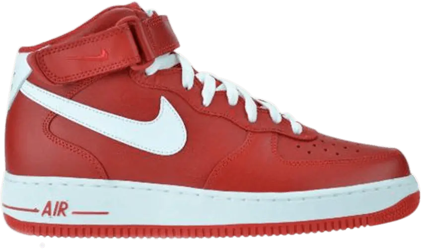  Nike Air Force 1 Mid &#039;07 &#039;Sport Red&#039;