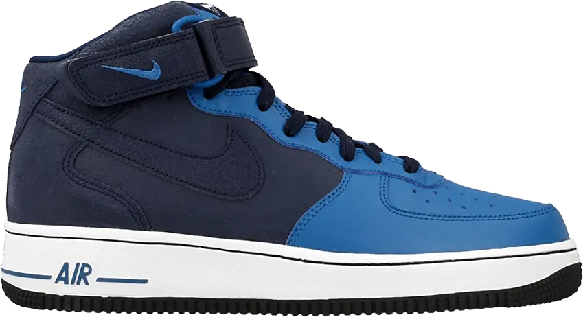  Nike Air Force 1 Mid &#039;07 Obsidian Brigade Blue