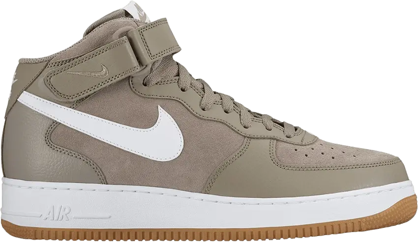  Nike Air Force 1 Mid &#039;07 &#039;Khaki White&#039;