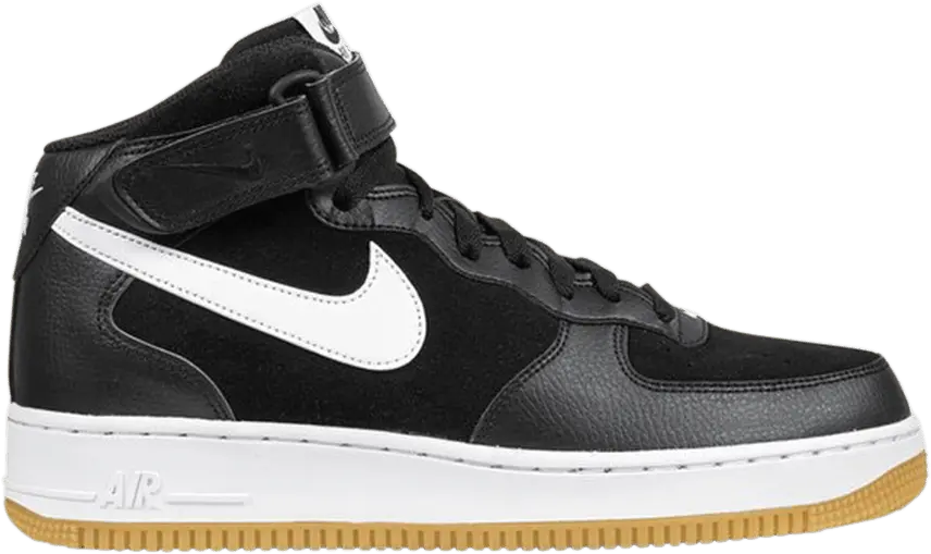  Nike Air Force 1 Mid &#039;07 &#039;Black Gum&#039;