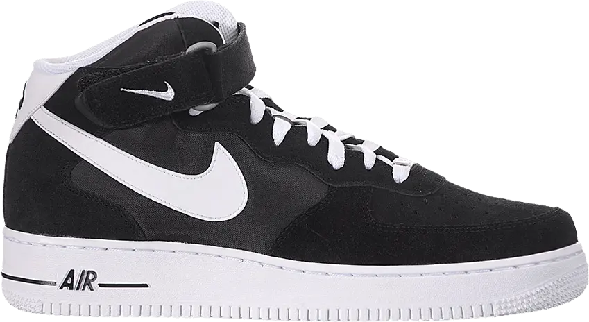 Nike Air Force 1 Mid &#039;07 &#039;Black&#039;