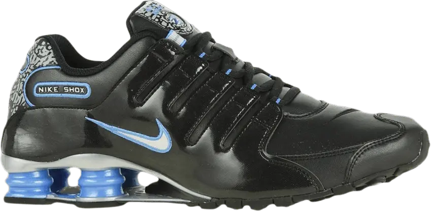  Nike Shox NZ &#039;Black Blue Glow&#039;