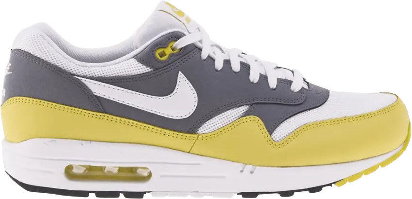  Nike Air Max 1 Essential &#039;Cool Grey Yellow&#039;