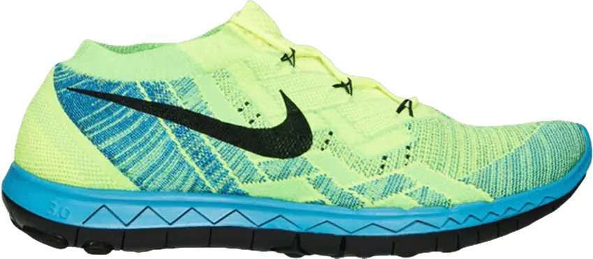 Nike Free 3.0 Flyknit &#039;Volt Blue Lagoon&#039;