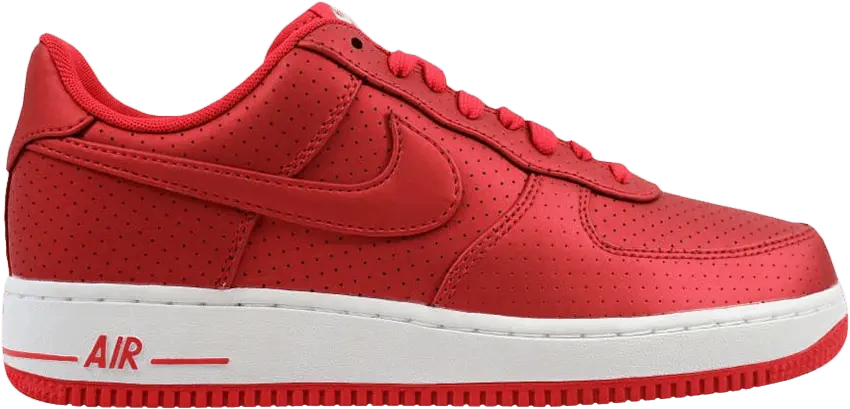  Nike Air Force 1 Low &#039;07 LV8 Action Red Action Red White