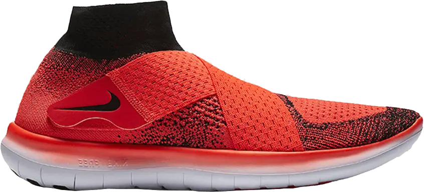  Nike Free Run Motion Flyknit &#039;Bright Crimson&#039;