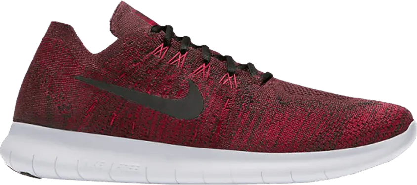  Nike Free RN Flyknit 2017 &#039;Dark Team Red&#039;