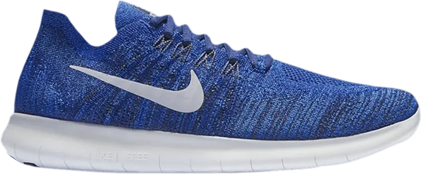  Nike Free RN Flyknit 2017 &#039;Deep Royal Blue&#039;