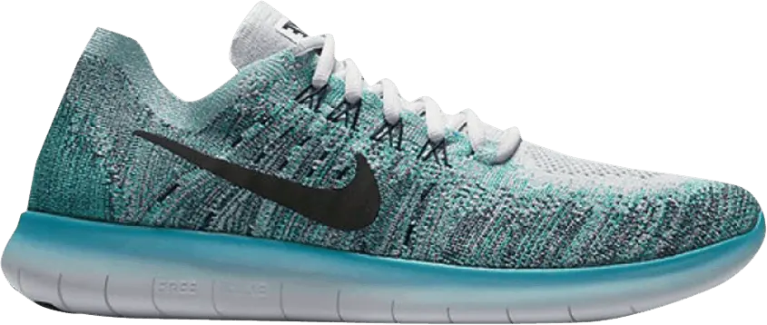  Nike Free RN Flyknit 2017 &#039;Turbo Green Navy&#039;