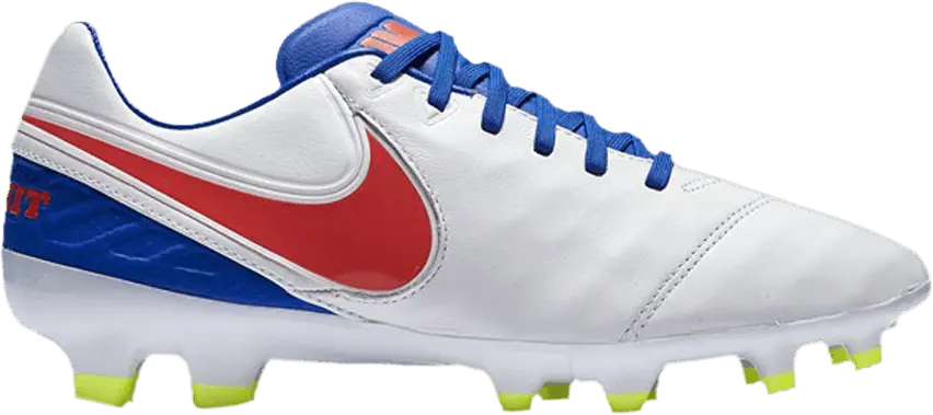  Nike Wmns Tiempo Legacy 2 FG &#039;White Blue Crimson&#039;
