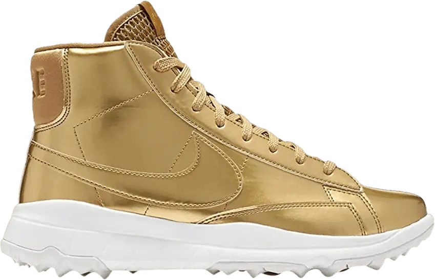  Nike Wmns Blazer Spikeless Golf &#039;Metallic Gold&#039;