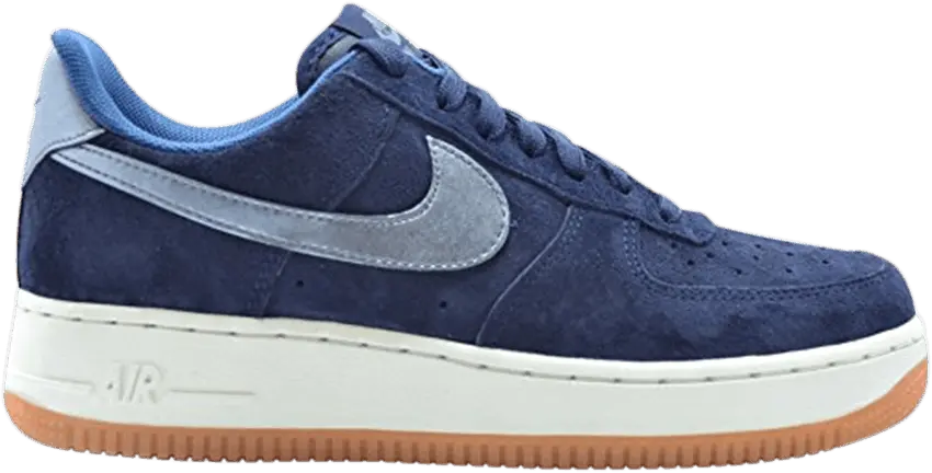  Nike Air Force 1 Low &#039;07 PRM Suede Midnight Navy (Women&#039;s)