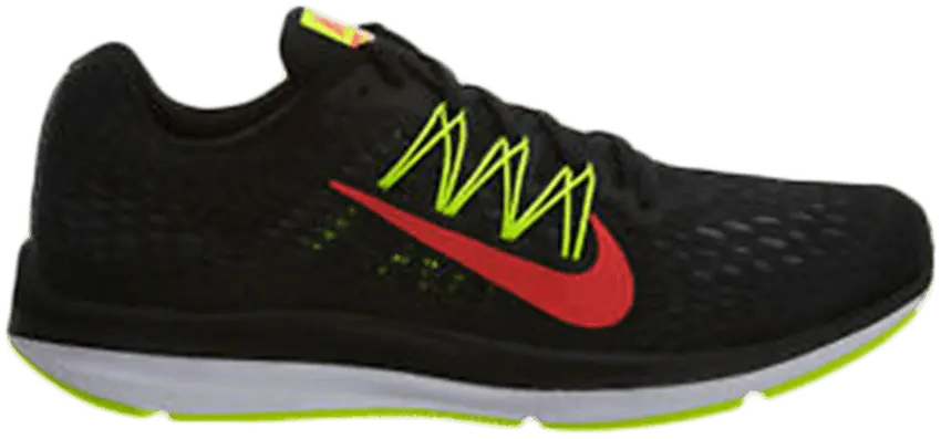  Nike Zoom Winflo 5 &#039;Black Bright Crimson&#039;