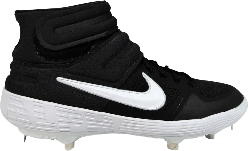  Nike Alpha Huarache Elite 2 Mid &#039;Black White&#039;