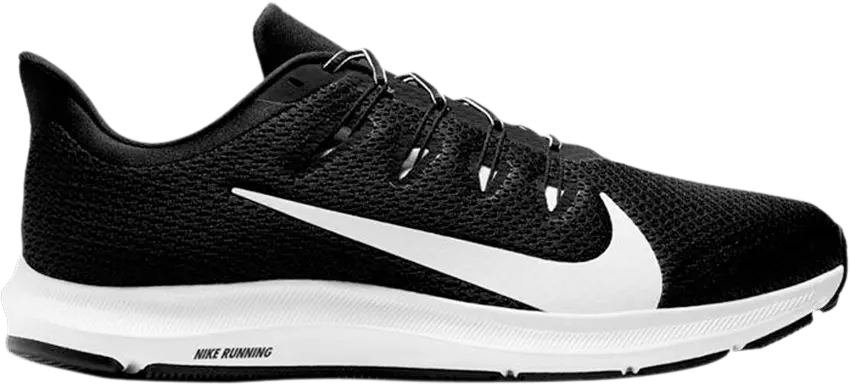  Nike Quest 2 4E Wide &#039;Black White&#039;