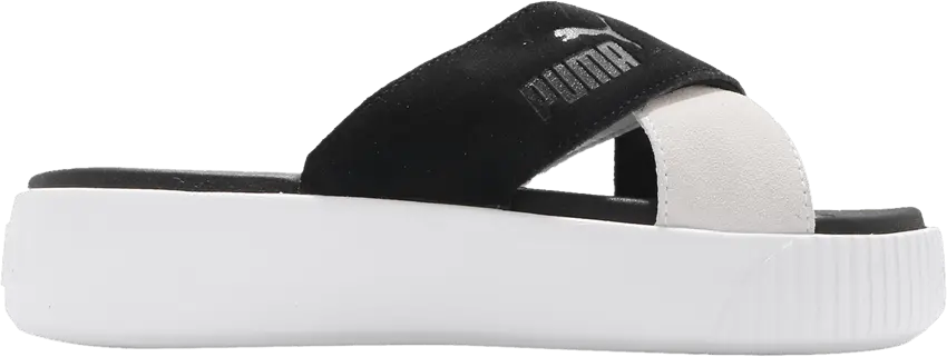  Puma Wmns Platform Sandal &#039;Black White&#039;