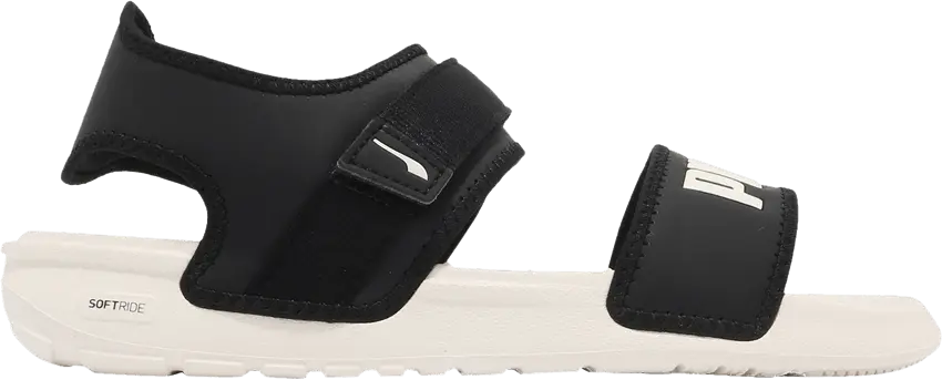 Puma SoftRide Sandal &#039;Black Marshmallow&#039;