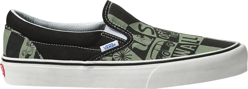  Vans Yusuke Hanai x Classic Slip-On SF &#039;Oil Green&#039;