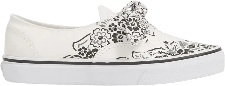  Vans Authentic Knotted &#039;Floral Bandana - Marshmallow&#039;