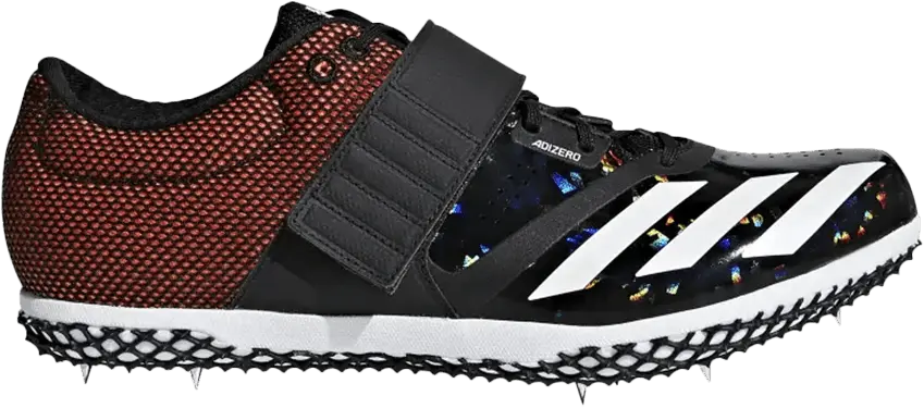  Adidas Adizero High Jump &#039;Core Black Solar Orange&#039;