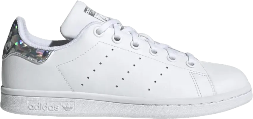  Adidas adidas Stan Smith Sparkly Heel White (Youth)