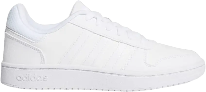  Adidas adidas Hoops 2.0 Triple White (Kids)