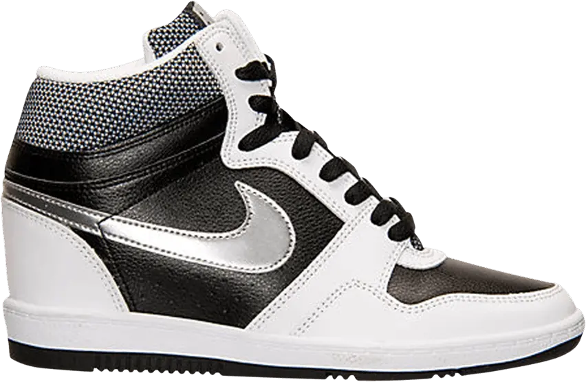 Nike Force Sky High Black Metallic Silver White (Women&#039;s)