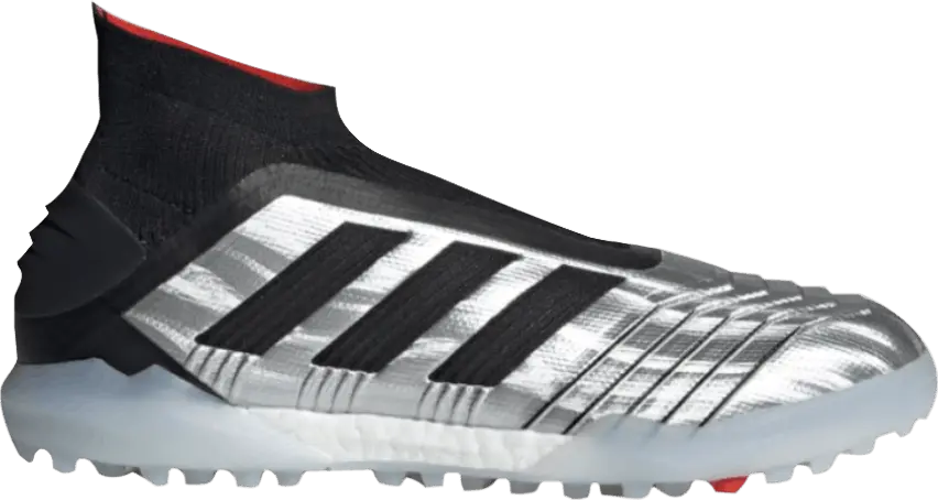  Adidas Predator 19+ Turf &#039;Silver Metallic Black&#039;