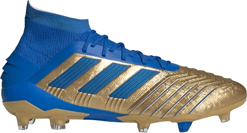  Adidas Predator 19.1 FG &#039;Gold Metallic Blue&#039;