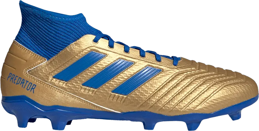  Adidas Predator 19.3 FG &#039;Gold Metallic Blue&#039;