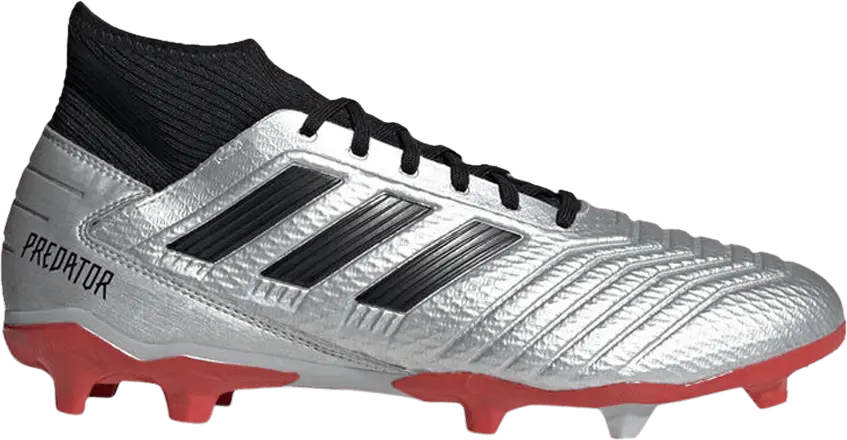  Adidas Predator 19.3 FG &#039;Silver Metallic Red&#039;