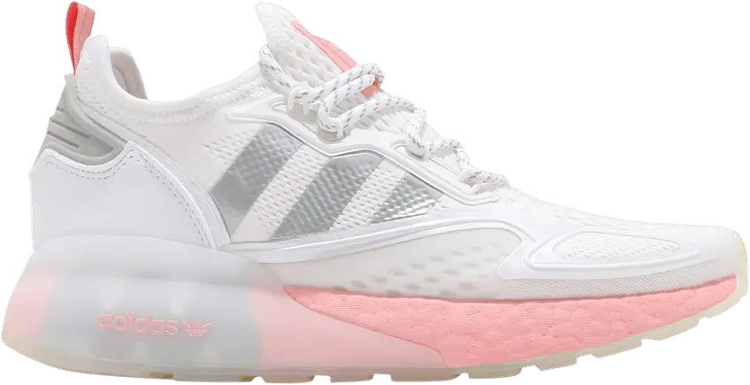  Adidas adidas ZX 2K Boost White Glow Pink (W)
