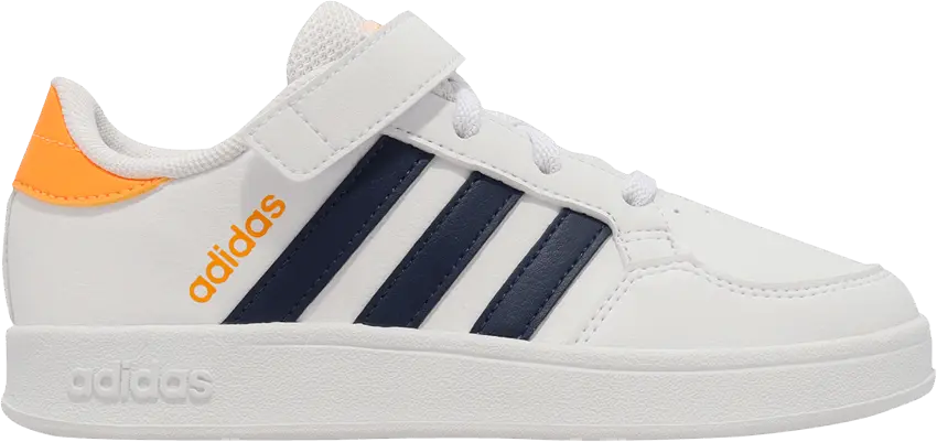  Adidas Breaknet EL Little Kid &#039;White Dark Blue&#039;