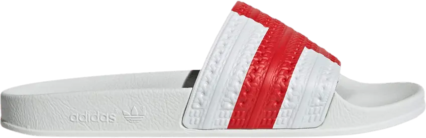  Adidas Adilette Slide &#039;Cloud White Red&#039;