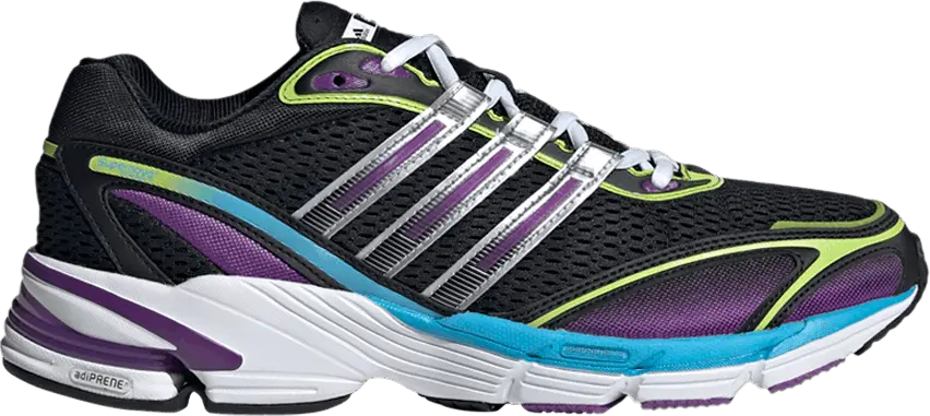  Adidas adidas Supernova Cushion 7 Black Purple Green