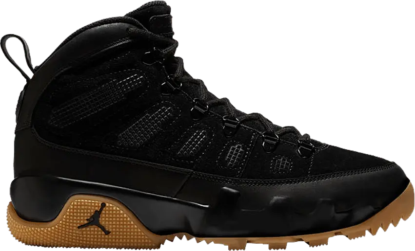  Air Jordan 9 Retro Boot NRG &#039;Black Gum&#039; Sample