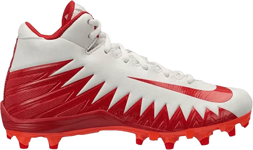  Nike Alpha Menace Varsity Mid BG &#039;White University Red&#039;