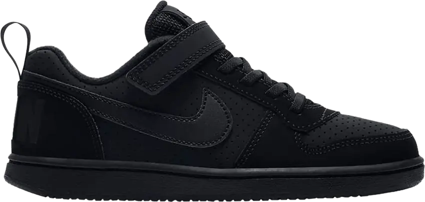  Nike Court Borough Low PS &#039;Triple Black&#039;