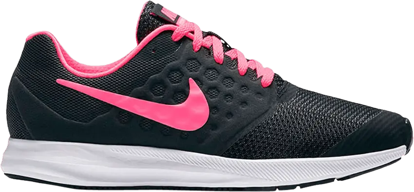  Nike Downshifter 7 GS &#039;Black Child Pink&#039;