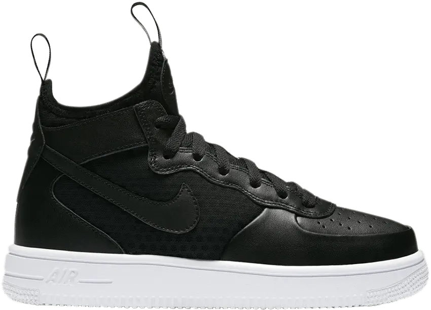  Nike Air Force 1 Ultraforce Mid GS &#039;Black&#039;