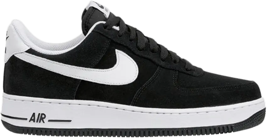  Nike Air Force 1 Low &#039;07 Black White Line