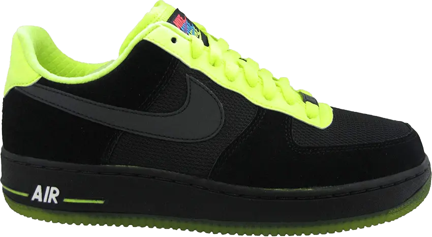  Nike Air Force 1 Low &#039;07 &#039;Black Volt&#039;