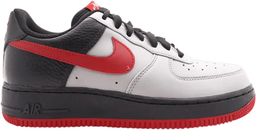  Nike Air Force 1 &#039;07 &#039;Grey Red&#039;