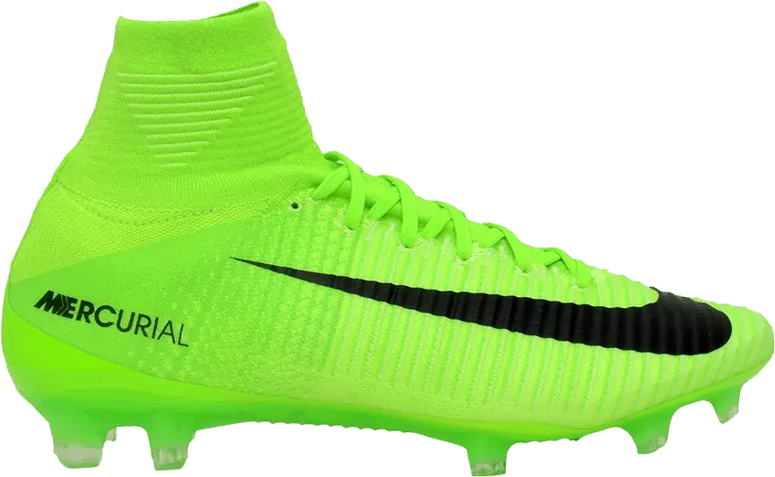  Nike Mercurial Superfly 5 FG Scoccer Cleat &#039;Electric Green&#039;